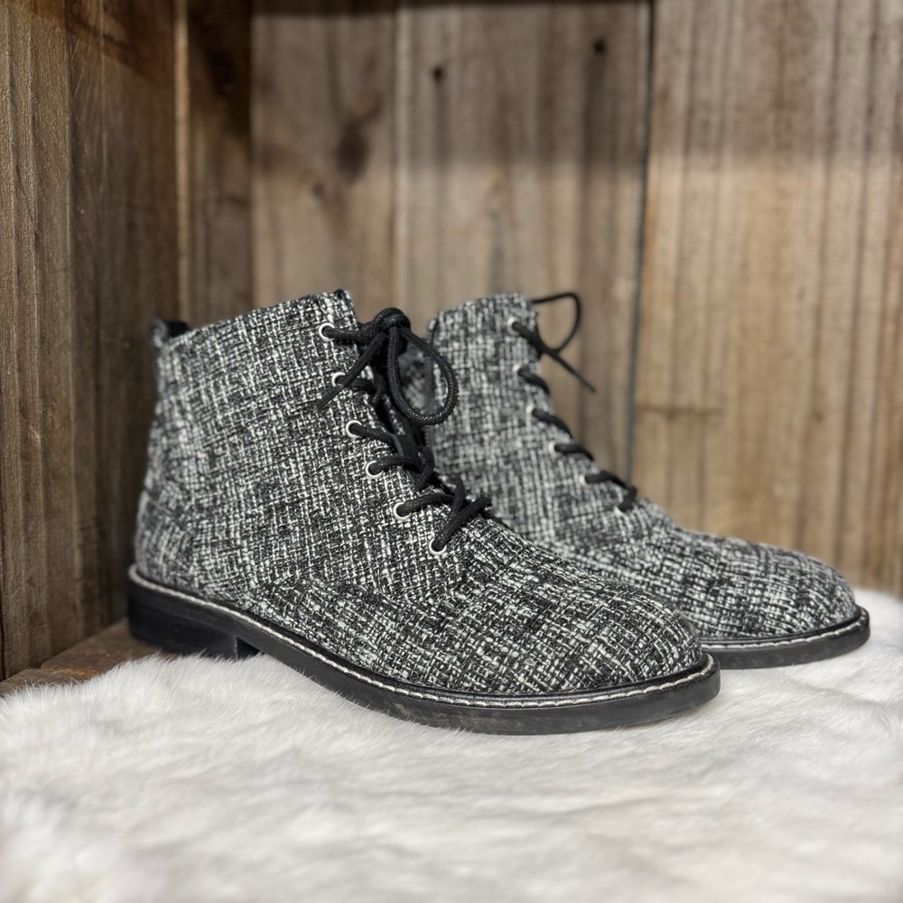 Women’s NYDJ Tweed Eileen Ankle Boots 6.5